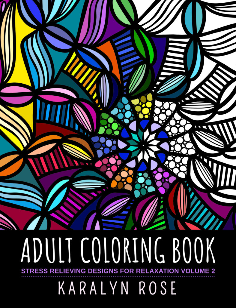 Adult Coloring Book Stress Relieving Designs for Relaxation Volume 2